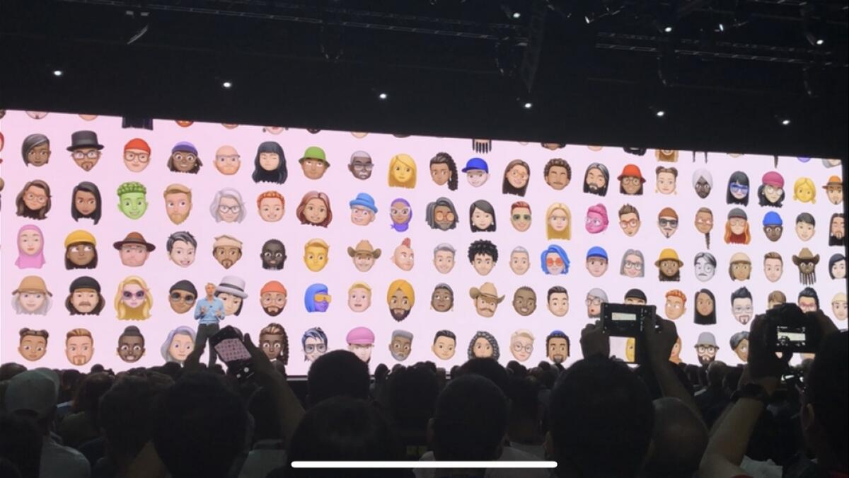 Memoji will help you create Animojis of your face, similar to Samsung's AR Emoji.