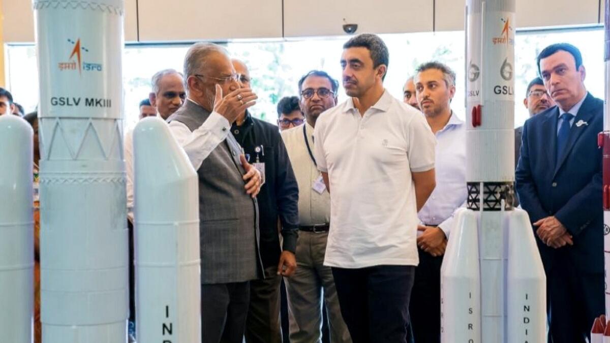 NEW FRONTIER IN SPACE COOPERATION: Sheikh Abdullah bin Zayed Al Nahyan visits ISRO in July.