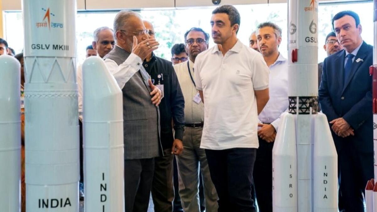 NEW FRONTIER IN SPACE COOPERATION: Sheikh Abdullah bin Zayed Al Nahyan visits ISRO in July.