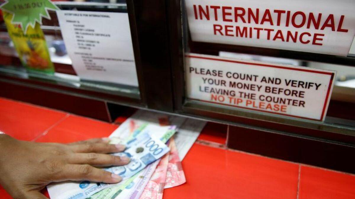 Foreign-currency remittance flows account for 8.4 per cent of Philippine GDP.