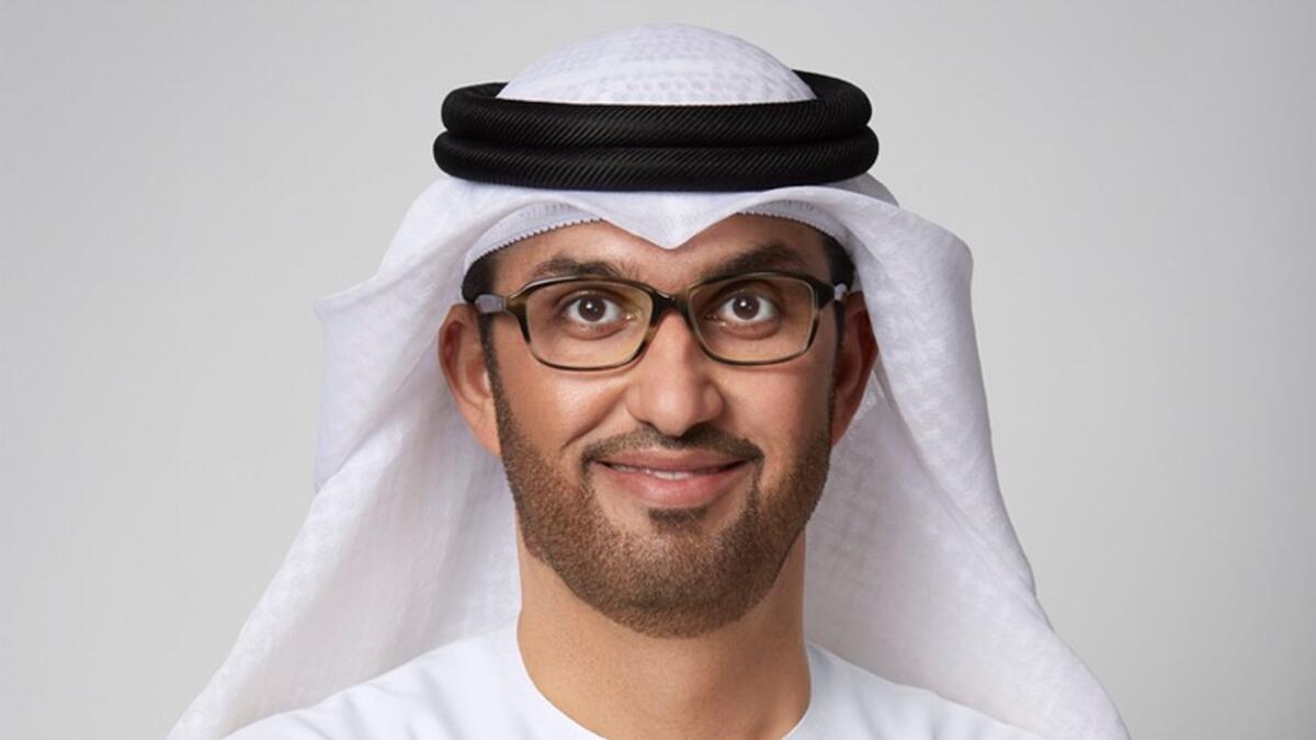 Dr Sultan Ahmed Al Jaber, UAE Minister of Industry and Advanced Technology, Adnoc managing director and group ceo, and Masdar chairman. — Supplied photo