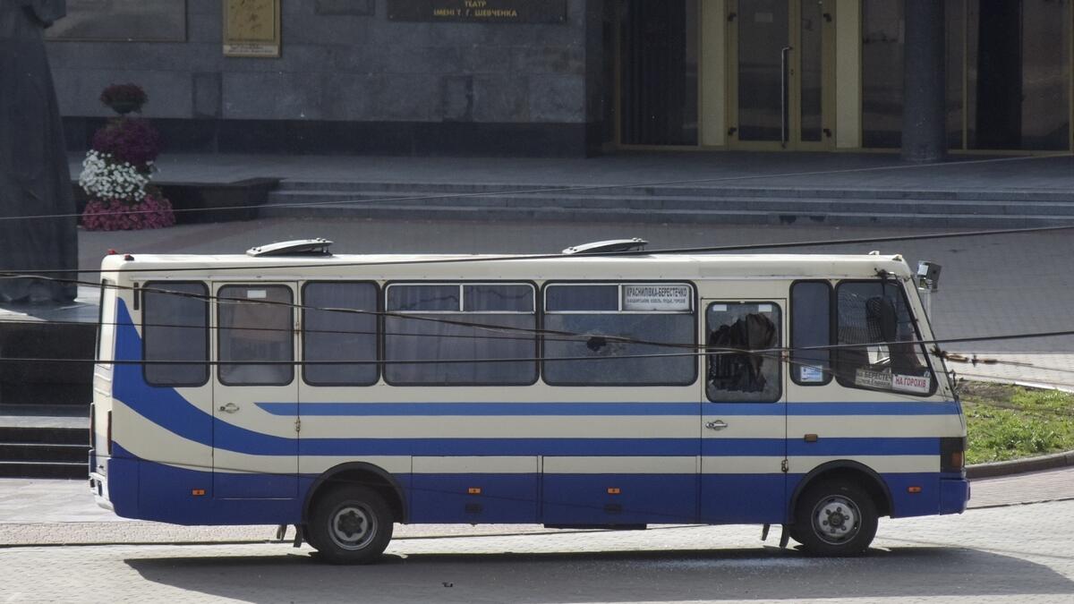 Ukraine, Lutsk, hostage, bus, passengers