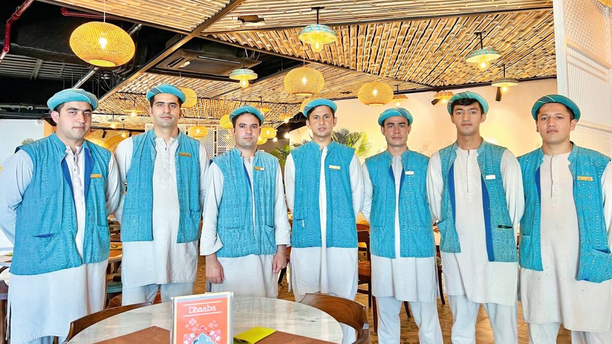 The staff at Dhaaba