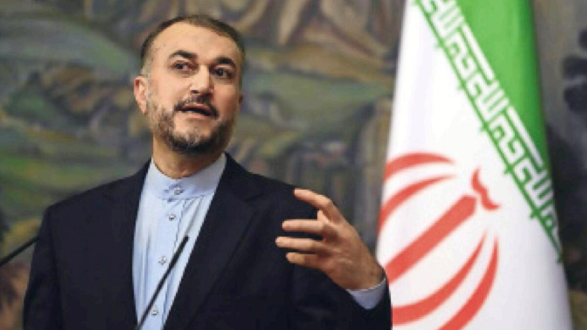 Iranian foreign minister Hossein Amir Abdollahian. — File photo