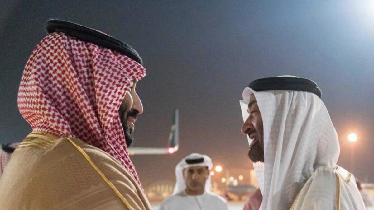 Sheikh Mohamed, Saudi Crown Prince discuss regional developments 