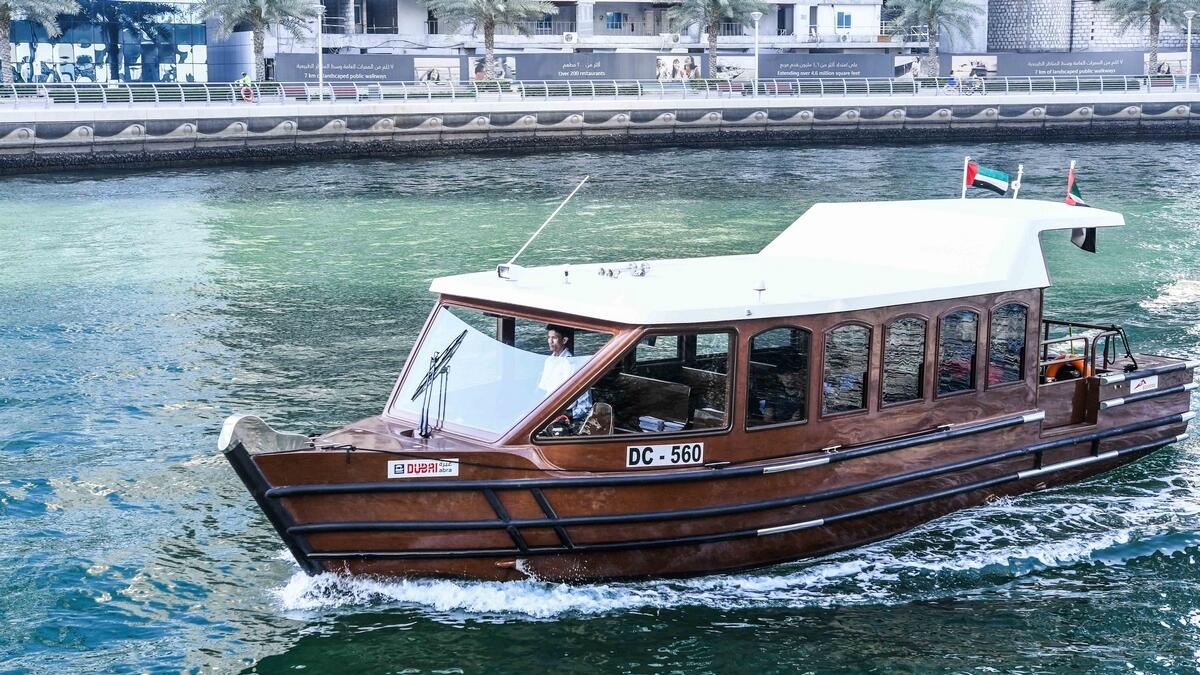 RTA replaces waterbuses in Marina by air-conditioned abras.-Supplied photo