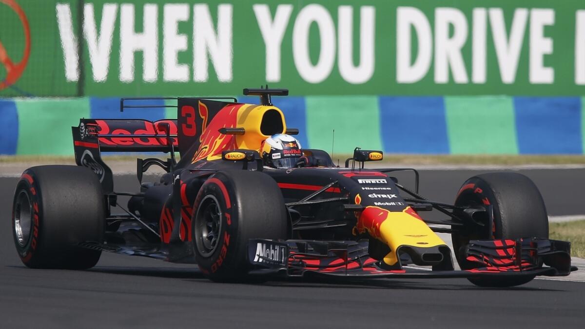 Formula One: Ricciardo dominates Hungarian Grand Prix practice