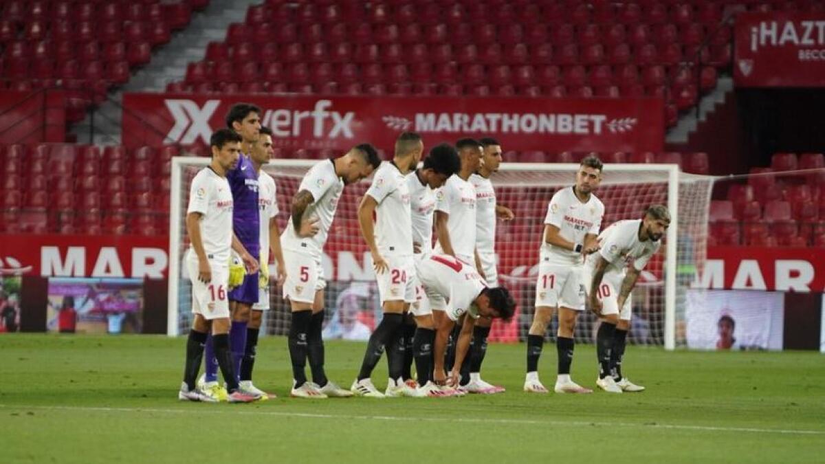 Sevilla have 66 points after 36 games. (Sevilla Twitter)