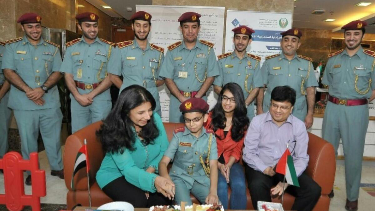 Abu Dhabi Police throw birthday bash for Indian child