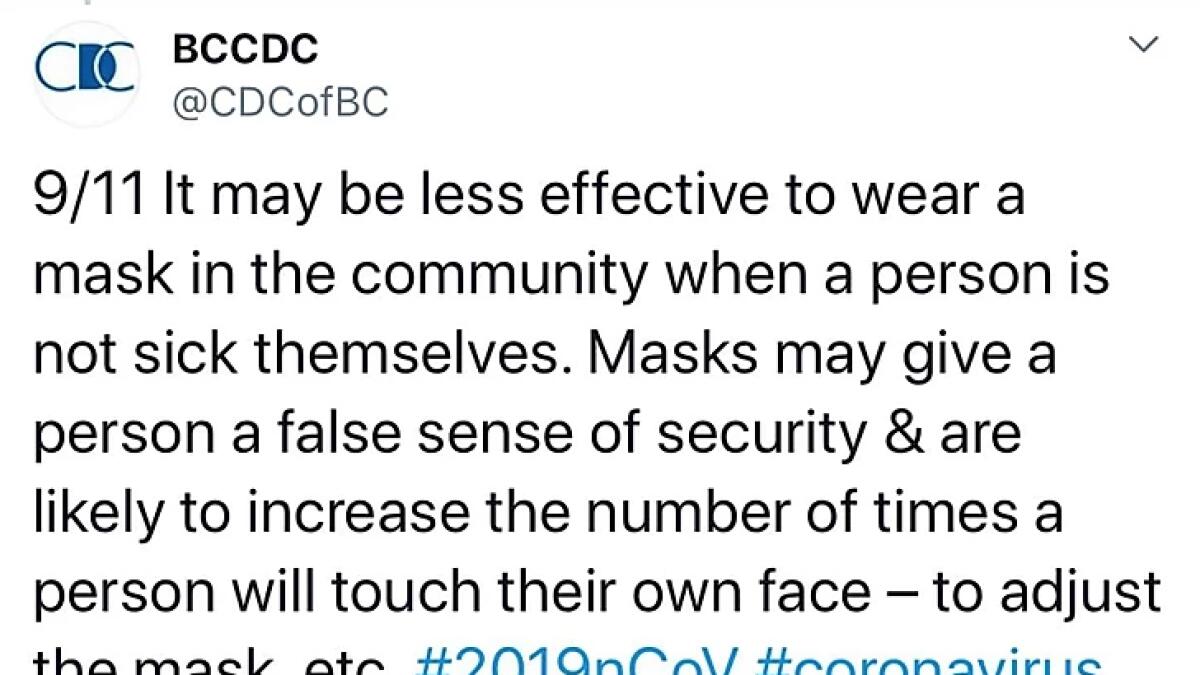 Although it is a popular method of control, masks may not actually be a good way to protect yourself.