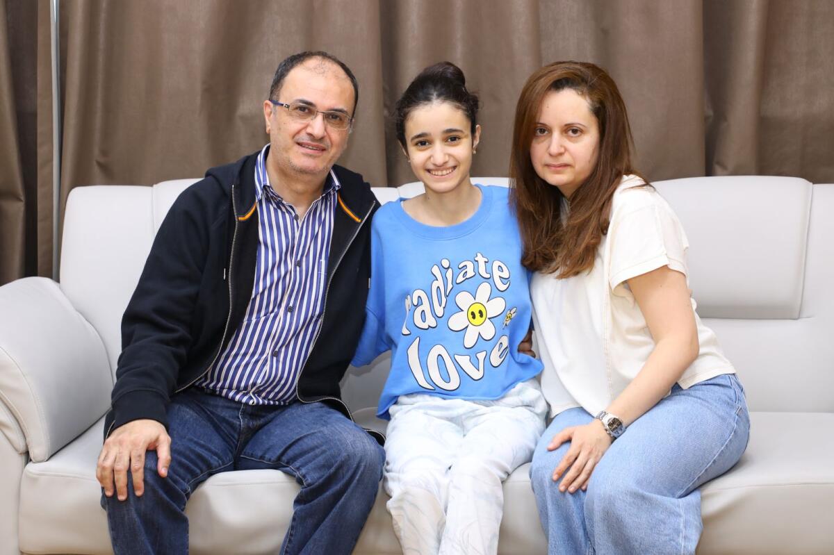 Salma and her parents