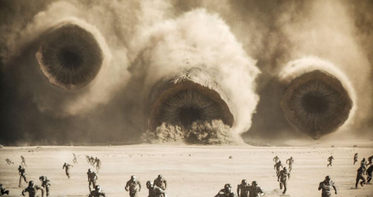A still from Dune: Part Two