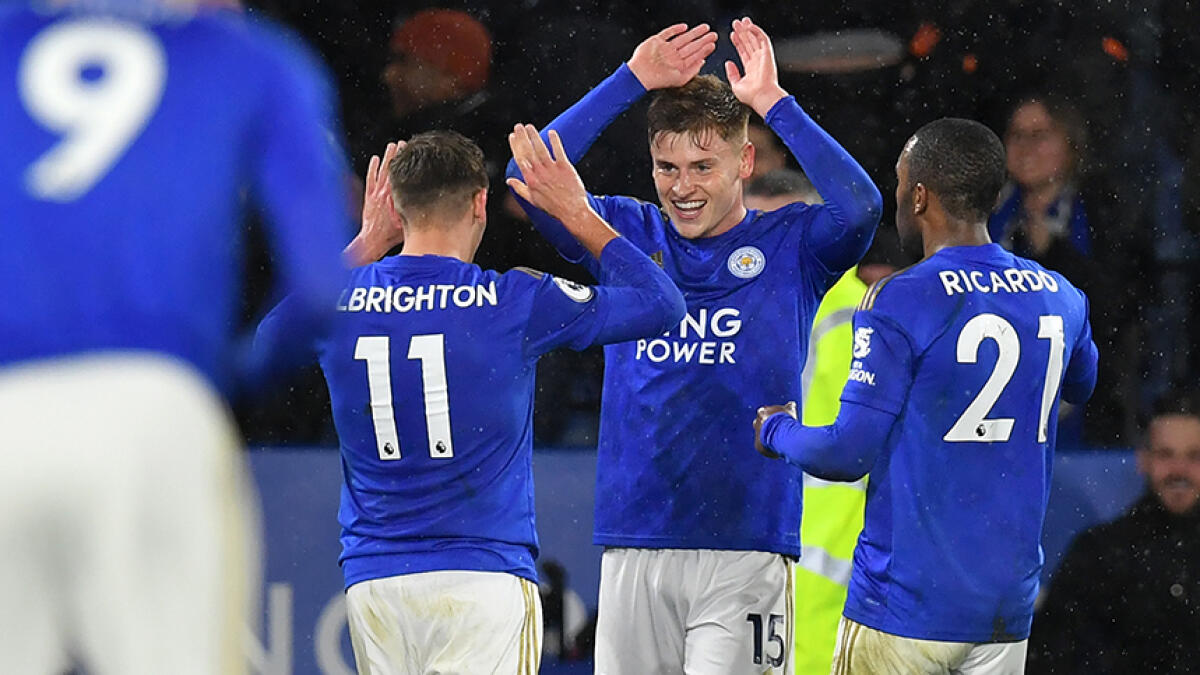 Leicester are third in the league on 53 points, four behind second-placed Manchester City, who have played a game less. -- AFP