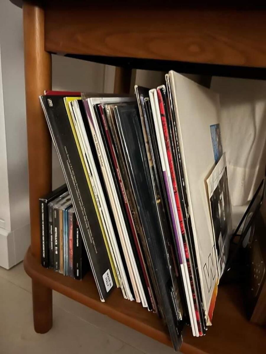 Part Saif's vinyl collection