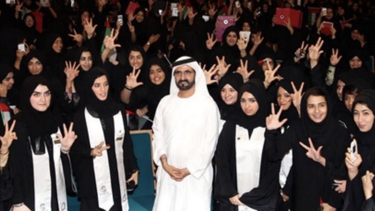 70 per cent of my team are women: Sheikh Mohammed