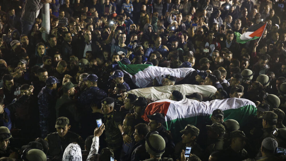 Watch: Palestinians clash with Israel soldiers at Hebron funerals