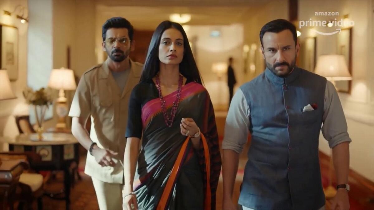TANDAV: Saif made an impressive OTT debut with 'Sacred Games'. He now returns to the medium in 'Tiger Zinda Hai' director Ali Abbas Zafar's show 'Tandav', which is about the dark edges of Indian politics. The show also stars Sunil Grover, Mohammad Zeeshan Ayub and Sarah Jane Dias. It will stream on Amazon Prime Video, release date yet to be announced.
