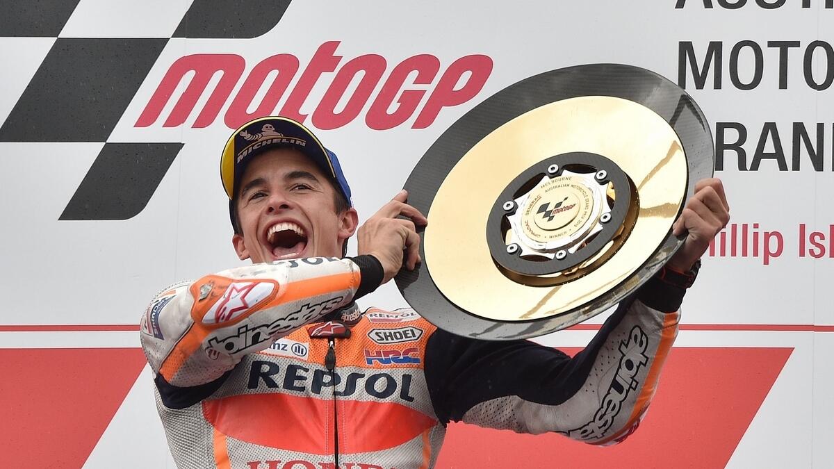 Marquez wins Australia MotoGP thriller as Vinales crashes