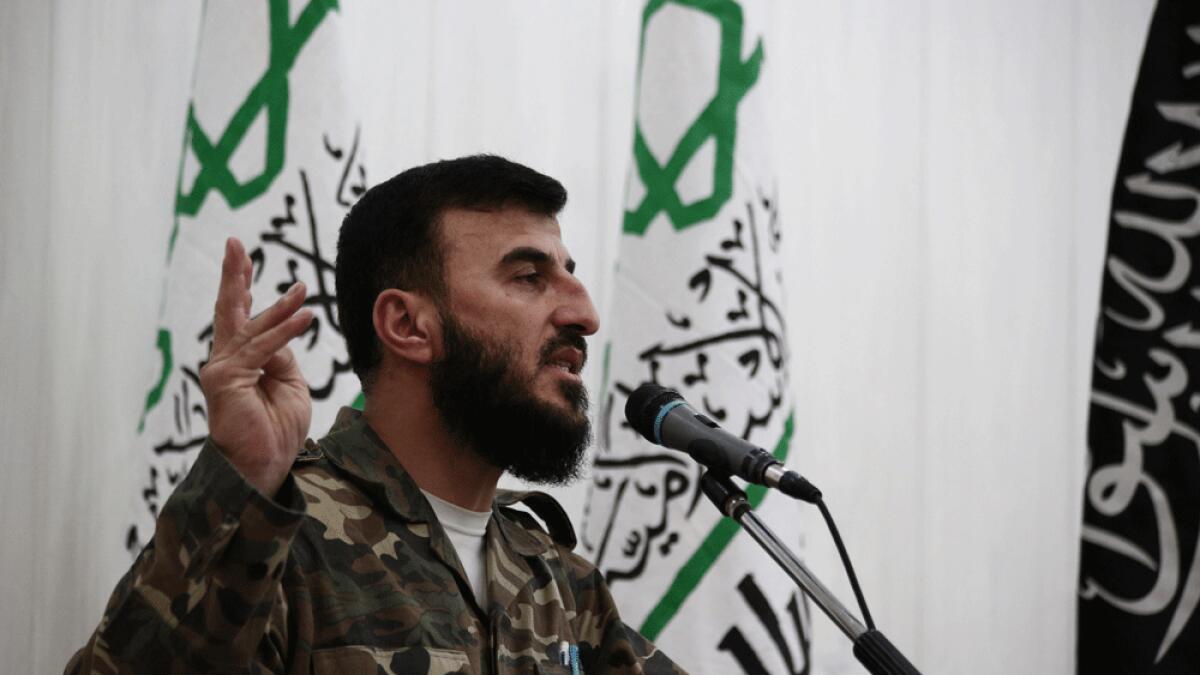 Syria rebel chief Zahran Alloush killed near capital