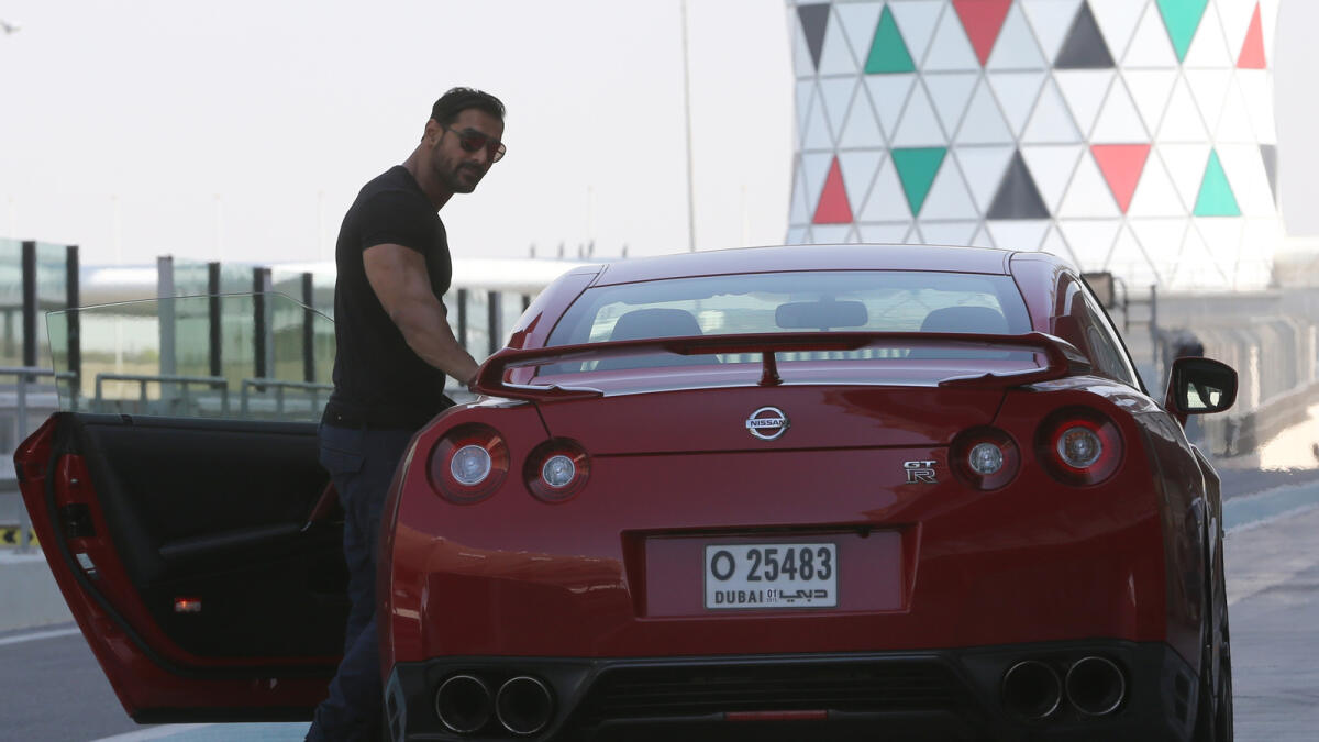 John Abraham was highly impressed with the Yas Marina Circuit