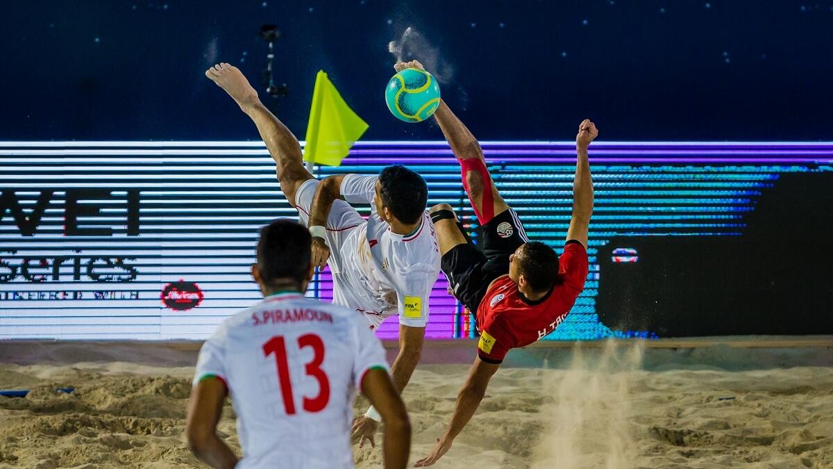 Iran, Russia in beach soccer final; UAE go down to USA