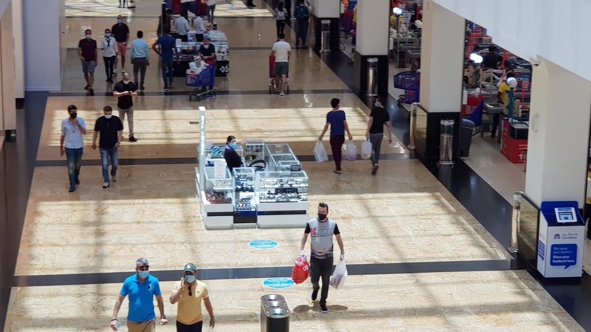 Visitors to the malls must adhere to the UAE's health and safety rules, including the requirement that masks are worn at all time. Kids under 12 and adults over 60 are currently not allowed in malls.