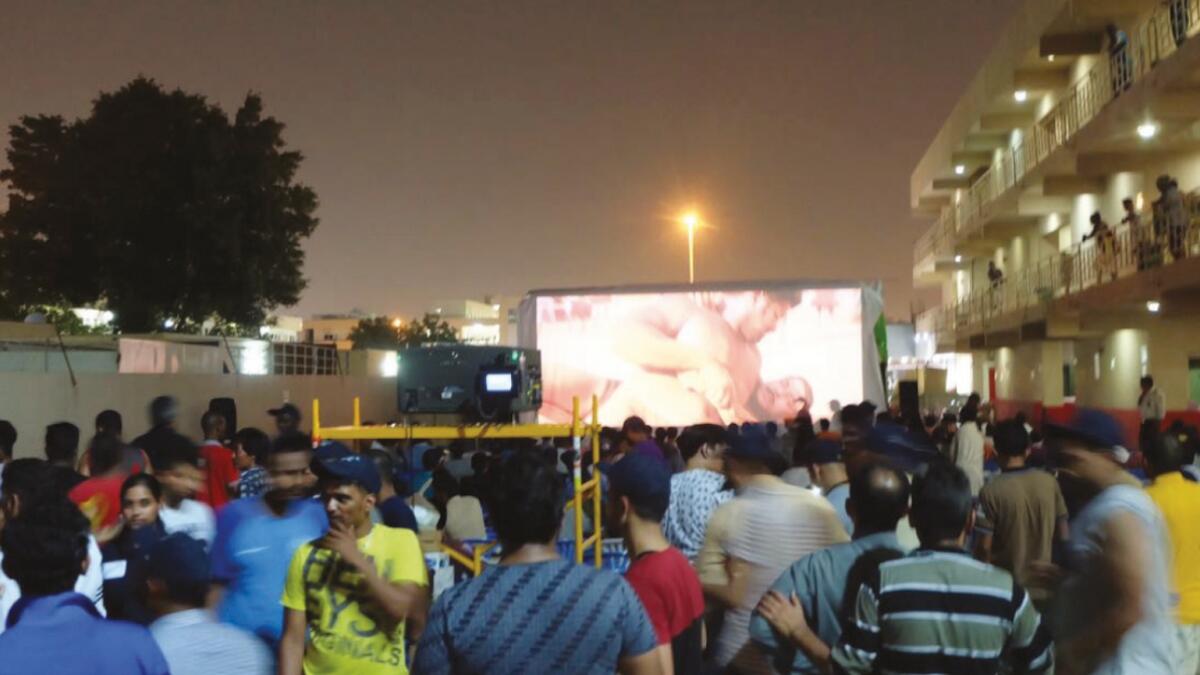 Movies on the go for workers in Dubai for 20 days 