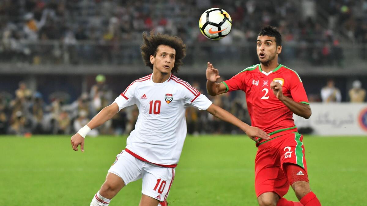 UAE's star player Omar Abdulrahman (left) (AFP file)