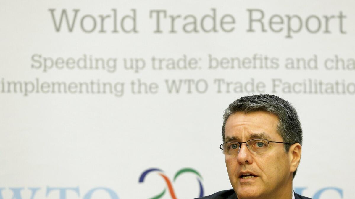 WTO sees a boost of $3.6t to annual trade