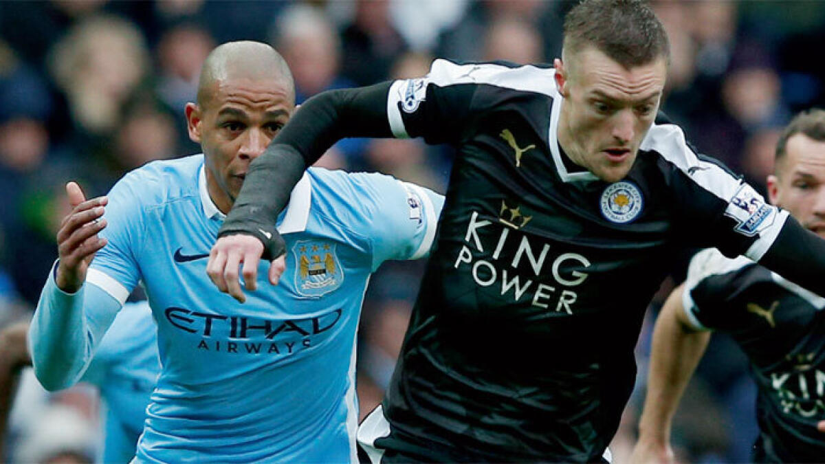 Leaders Leicester City unfazed by EPL title talk, says Vardy
