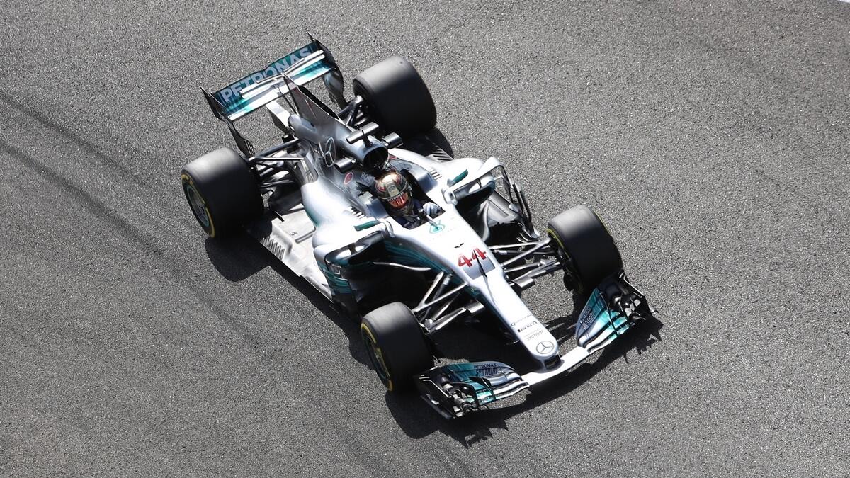 Hamilton on top in Abu Dhabi practice