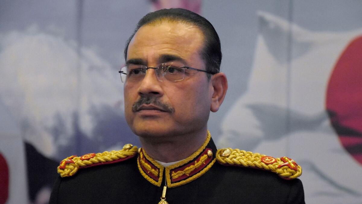 Pakistan arm chief General  Asim Munir. — AP file