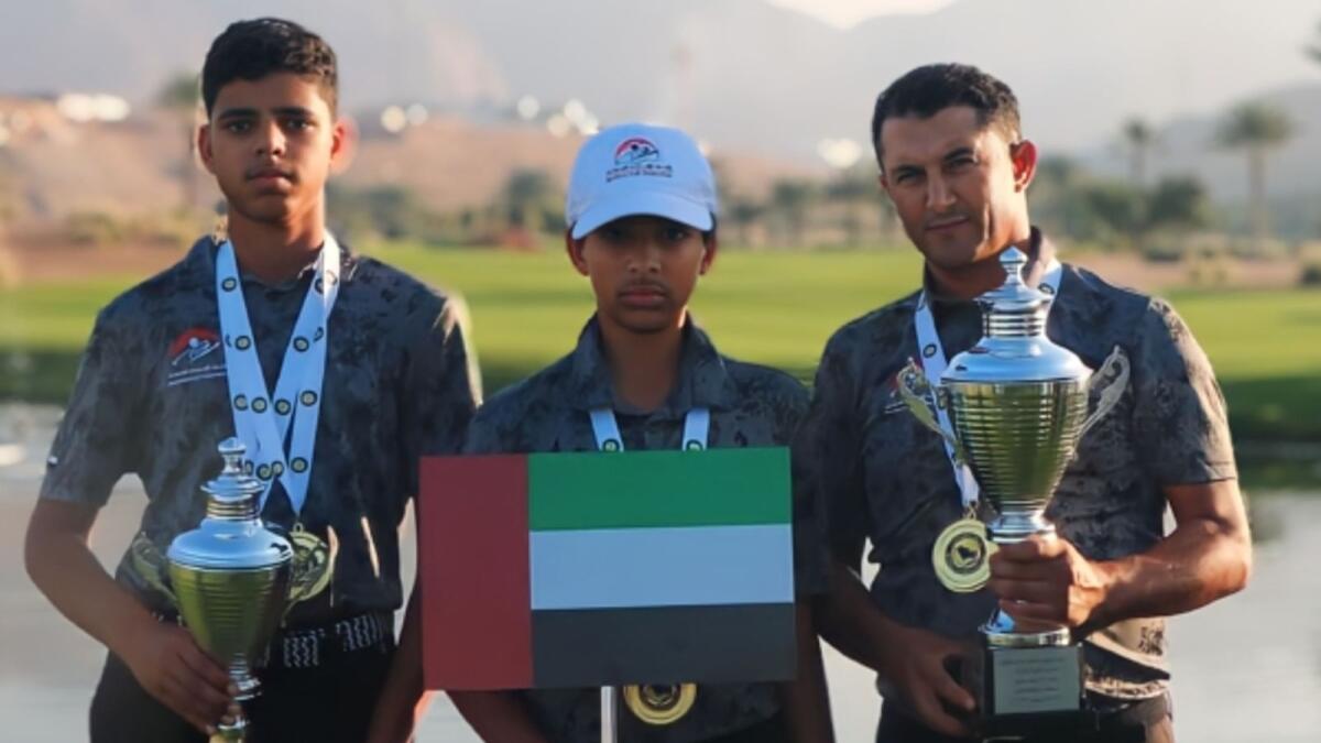 The UAE Boys team - Photo Emirates Golf Federation