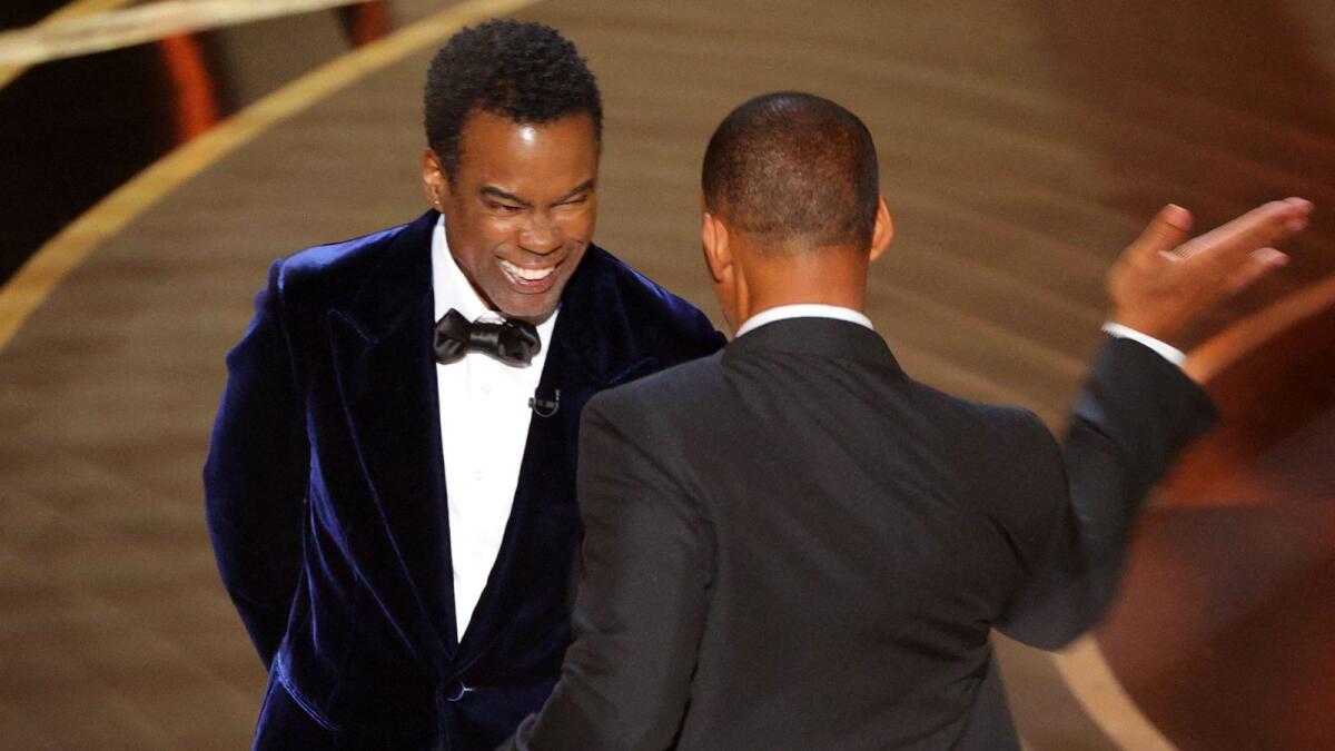 Chris Rock during 2022 Oscars (Reuters Photo)