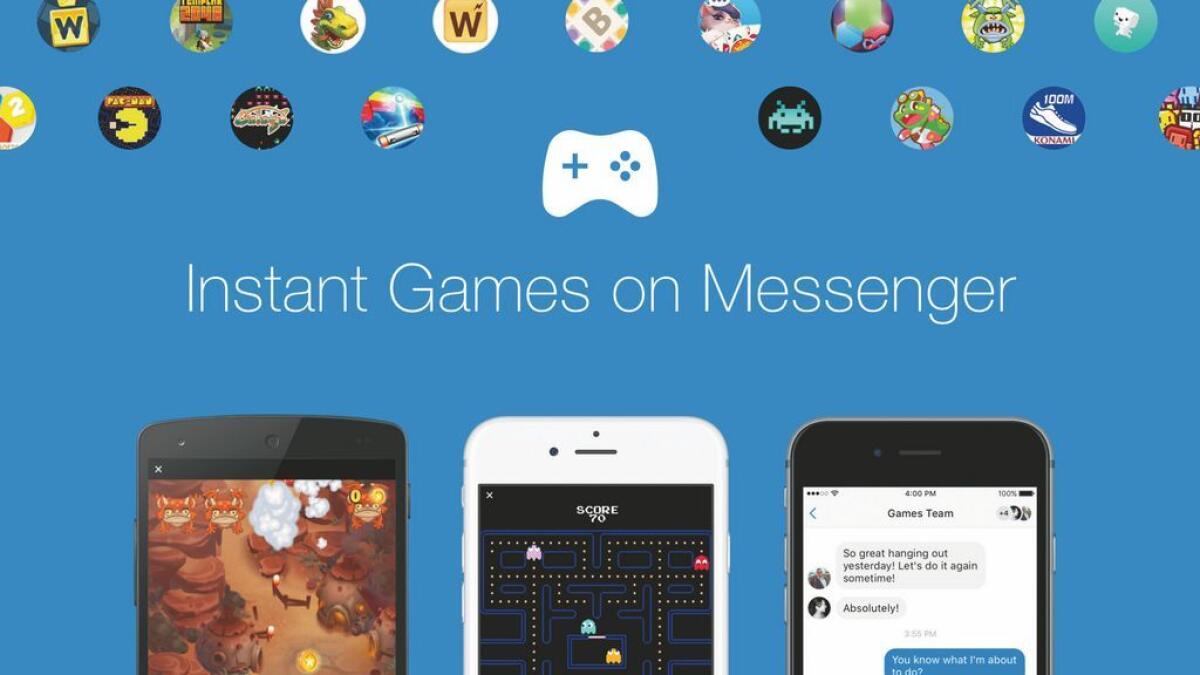 Facebook brings games to Messenger