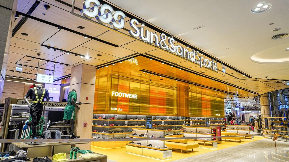 The new Sun and Sand Sports store in Dubai Mall. - Supplied photo