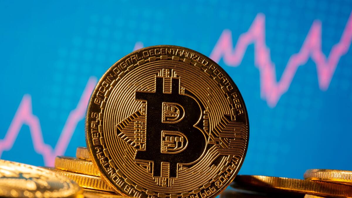 Since January, bitcoin has gained 160 per cent, bolstered by strong institutional demand. — Reuters 