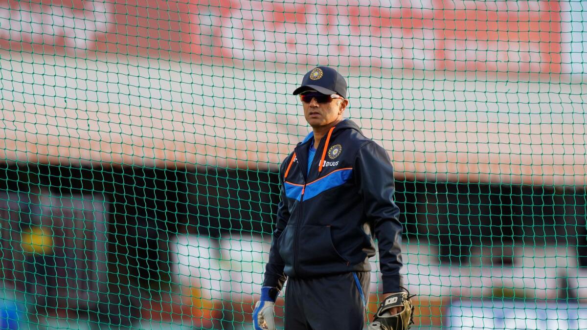 Indian coach Rahul Dravid. — AP