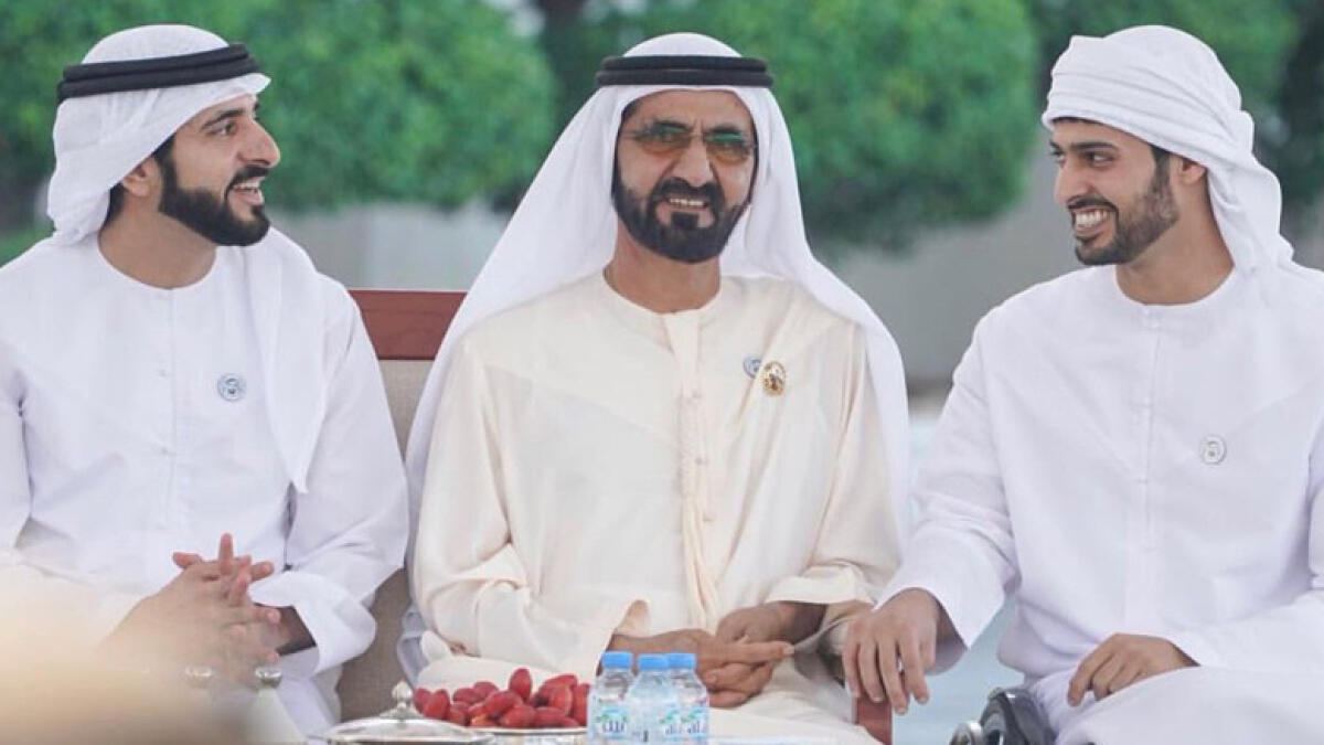 Photos: Abu Dhabi majlis welcomes Sheikh Zayed bin Hamdan who was hurt in Yemen
