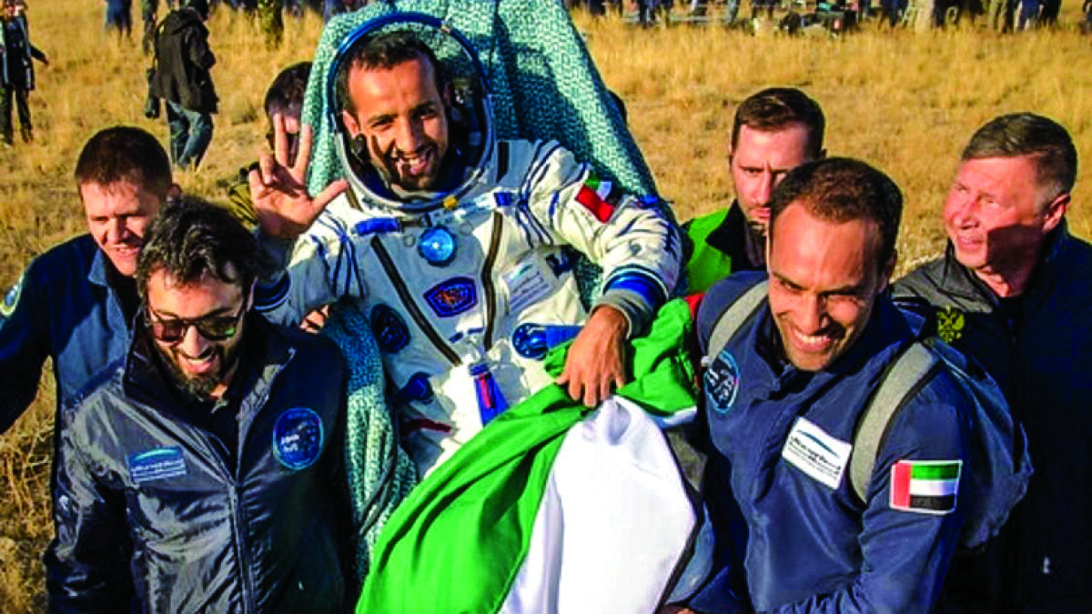 UAE astronaut Hazzaa lands safely back to Earth