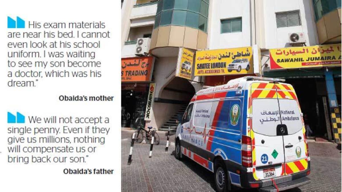 Obaida died like a man, says grieving mother