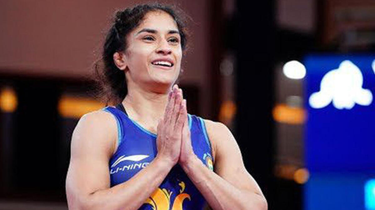 Vinesh Phogat currently holds the third spot in the world rankings in the 53kg category. -- Agencies