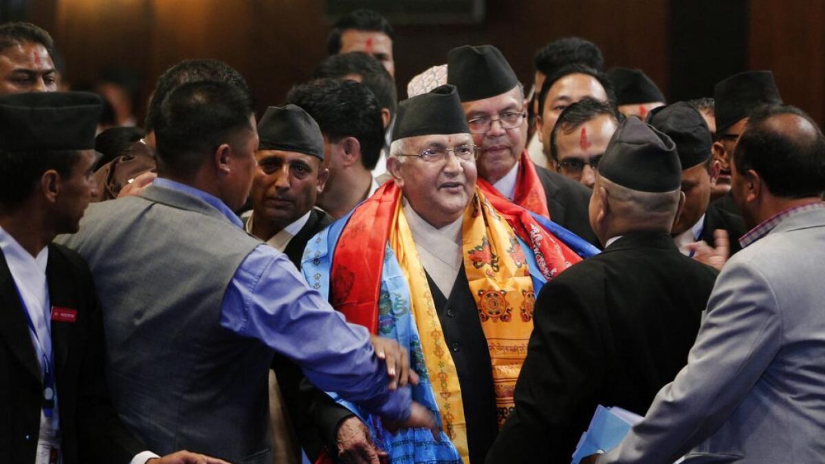 Nepal elects Khadga Prasad Oli as new PM 