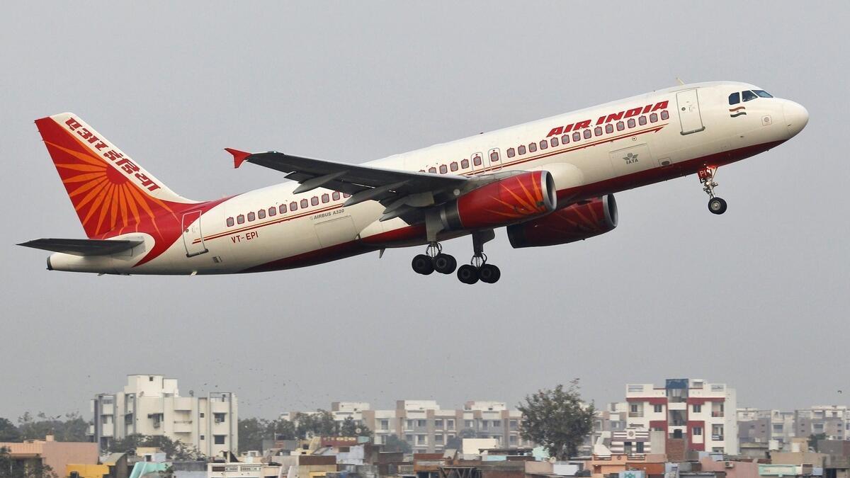 An Air India passenger plane takes off from Sardar Vallabhbhai Patel International Airport in Ahmedabad.- Reuters file photo