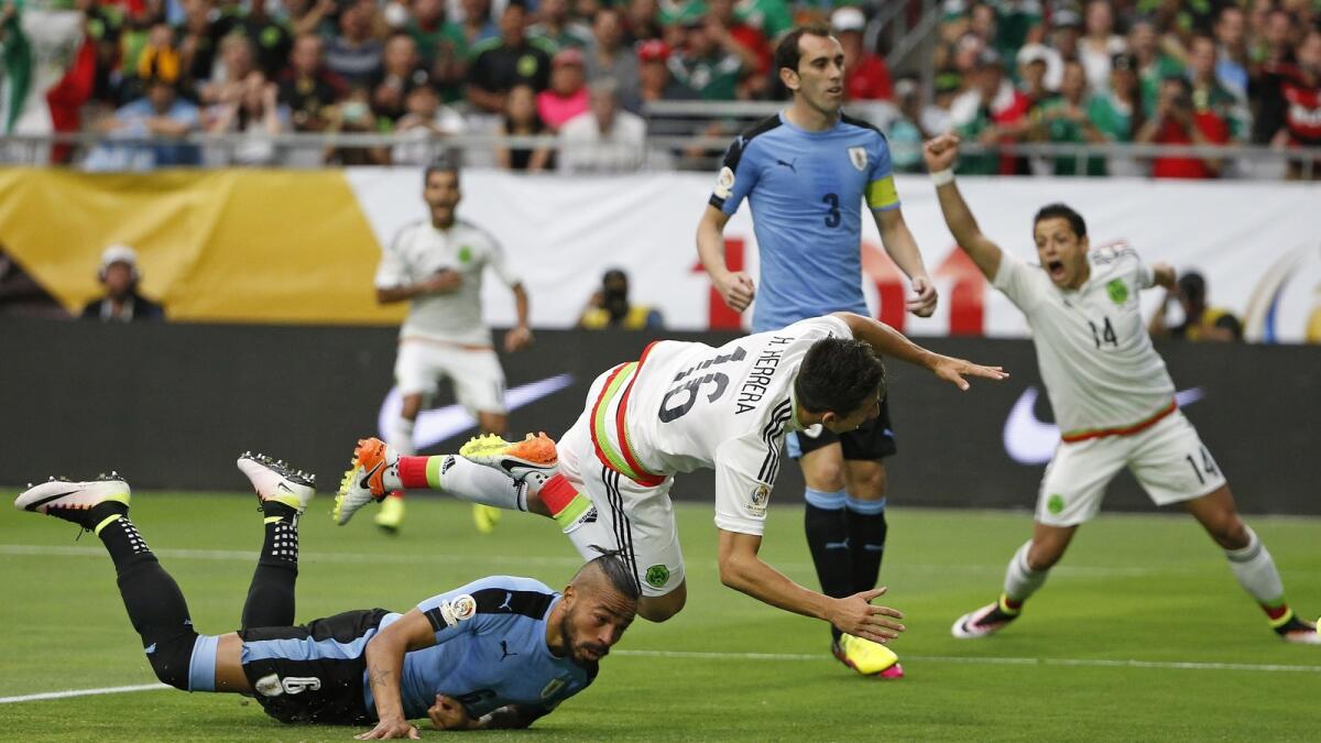 Anthem fiasco adds to Uruguays Copa humiliation against Mexico