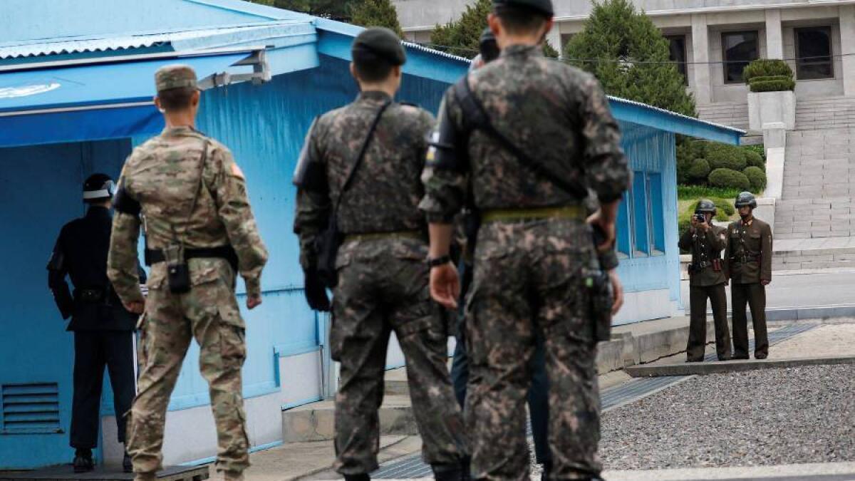 N.Korean soldier defects to Seoul across militarised border