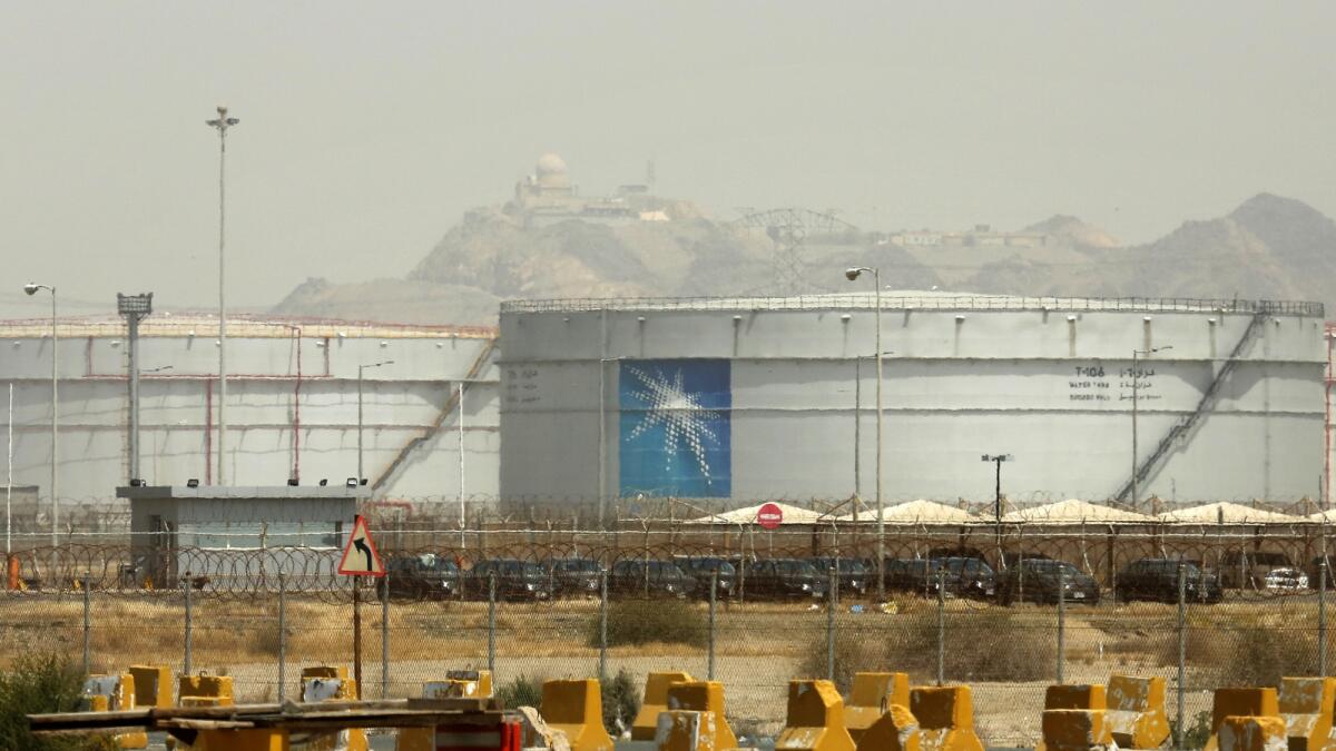 An Aramco oil facility, in Jeddah, Saudi Arabia. Saudi Arabia is one of the world’s least expensive places to produce crude. — AP file