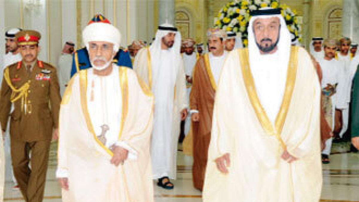 Sultan Qaboos wraps up UAE visit