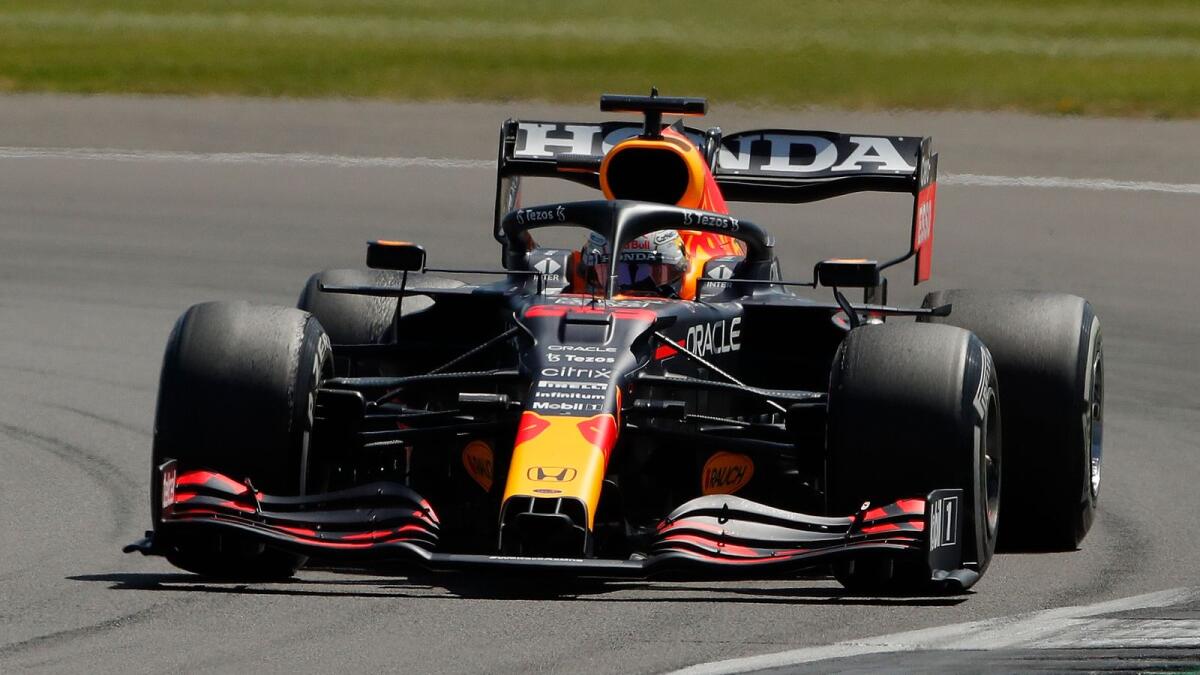 Red Bull's Max Verstappen during practice. — Reuters