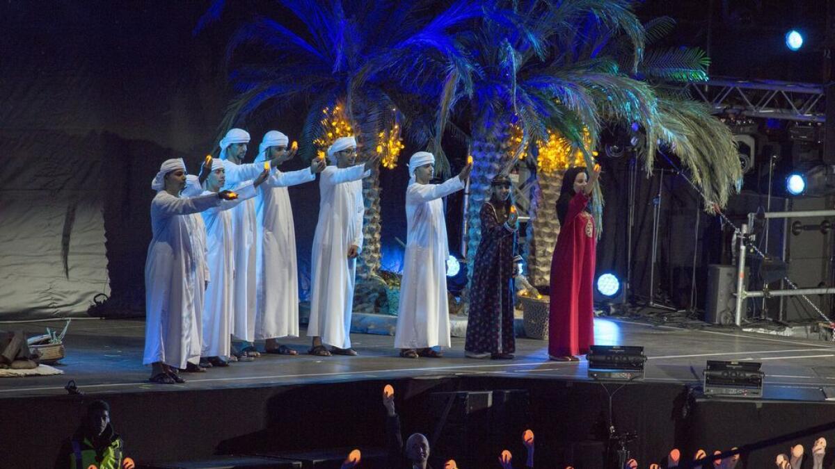 UAEs spectacular show marks countdown to Special Olympics World Games Abu Dhabi 2019